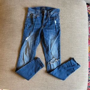 Aero High Rise Distressed Girls Jegging